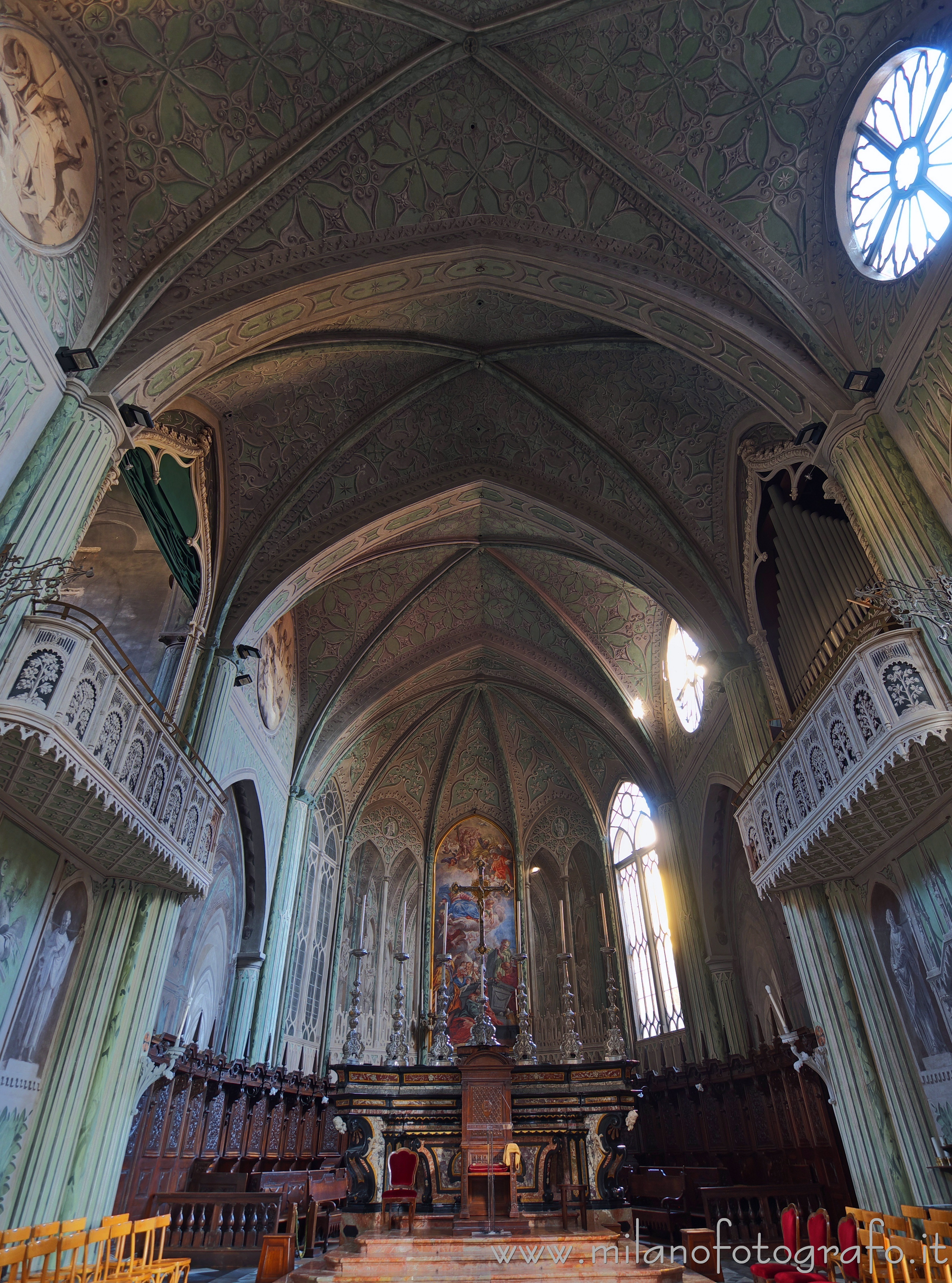 Biella (Italy) - Central apse of the Cathedral of Biella